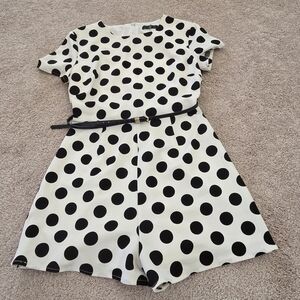 Polka Dot Romper Small